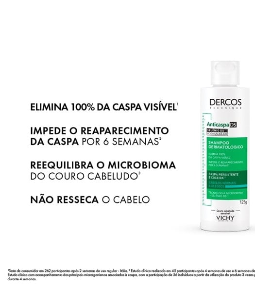 DERCOS SHAMPOO ANTICASPA DS CABELOS NORMAIS A OLEOSOS